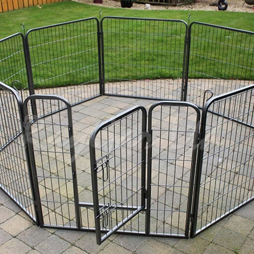 Heavy Duty 8 Panel Dog Play Pen Enclosure - XL Image 2