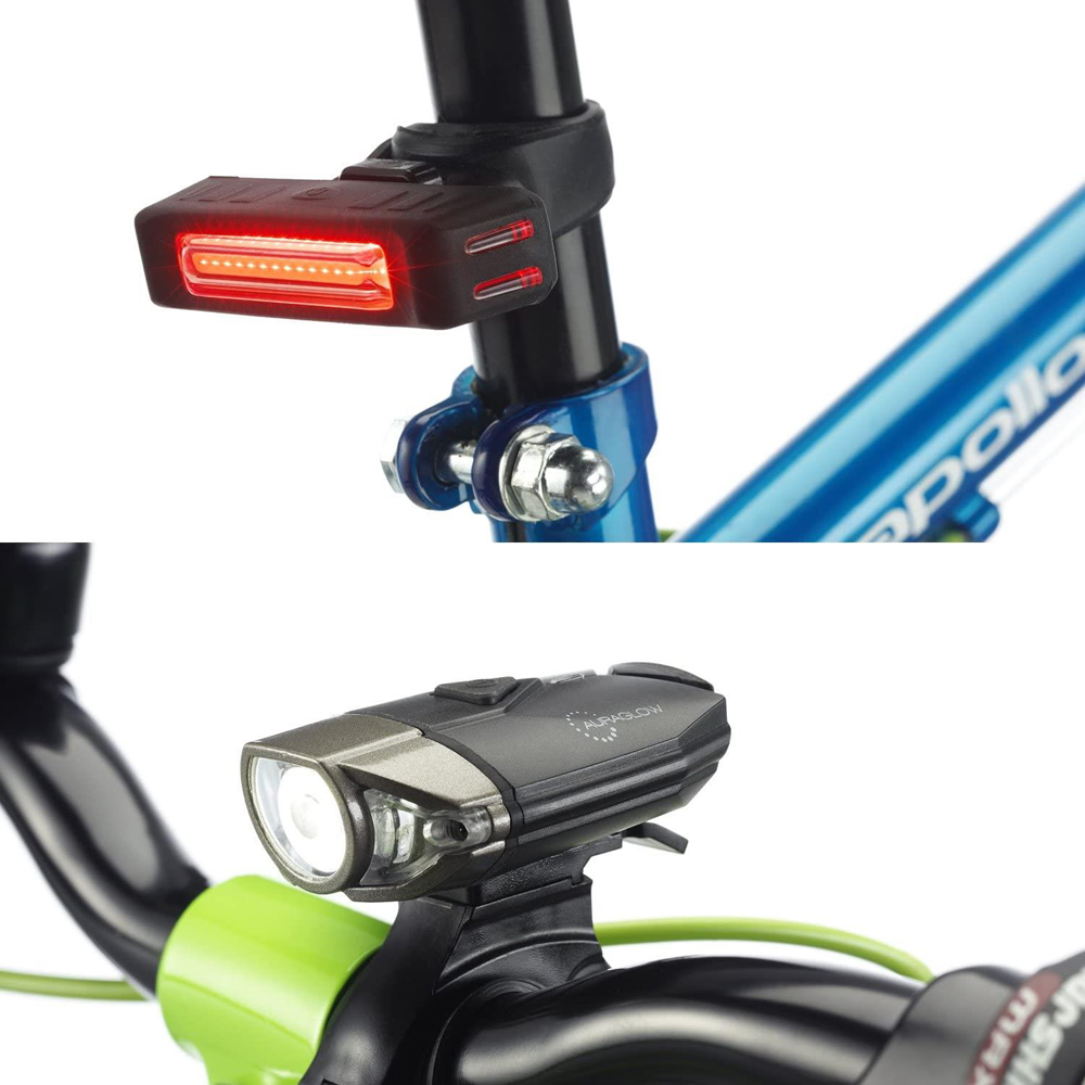 Dyzi Rechargeable Front and Rear Bike Light Set Image 2