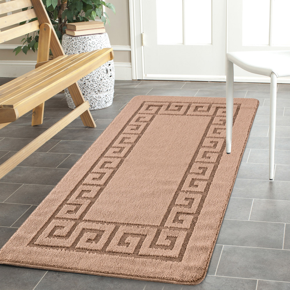 Smart Living Beige Plain Gel Back Non-Slip Mat 80 x 150cm Image 2