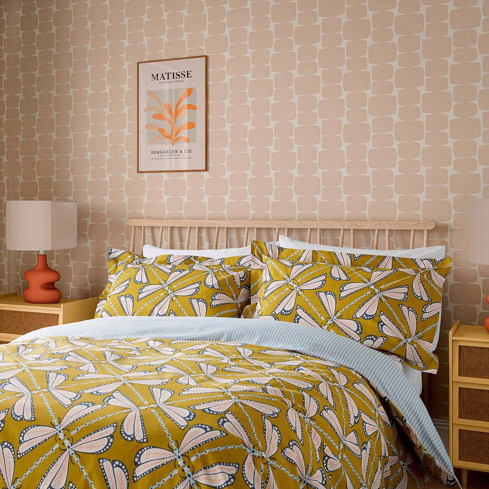 Scion Moon Flights Super King Size Chai Duvet Set Image 4