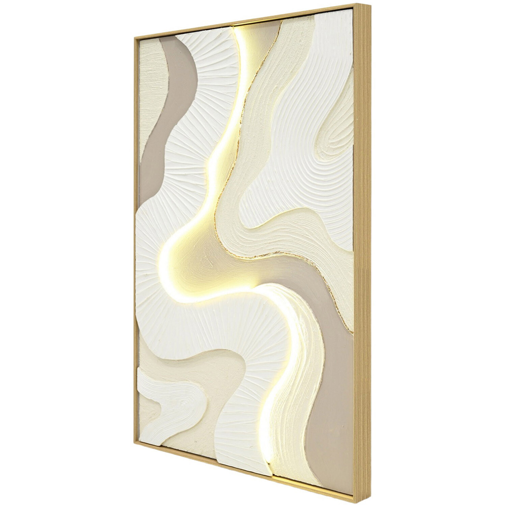 3D Abstract LED Framed Art Image 3