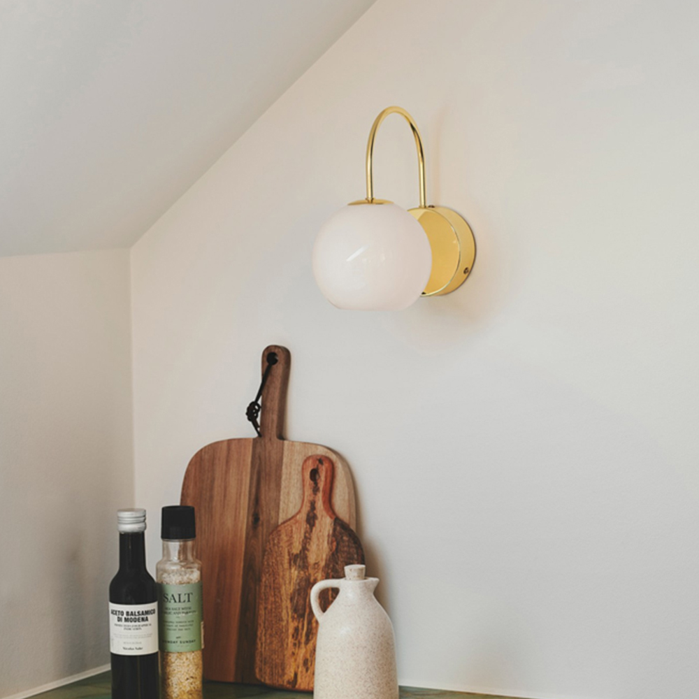 Nordlux Franca Brass Wall Light Image 2