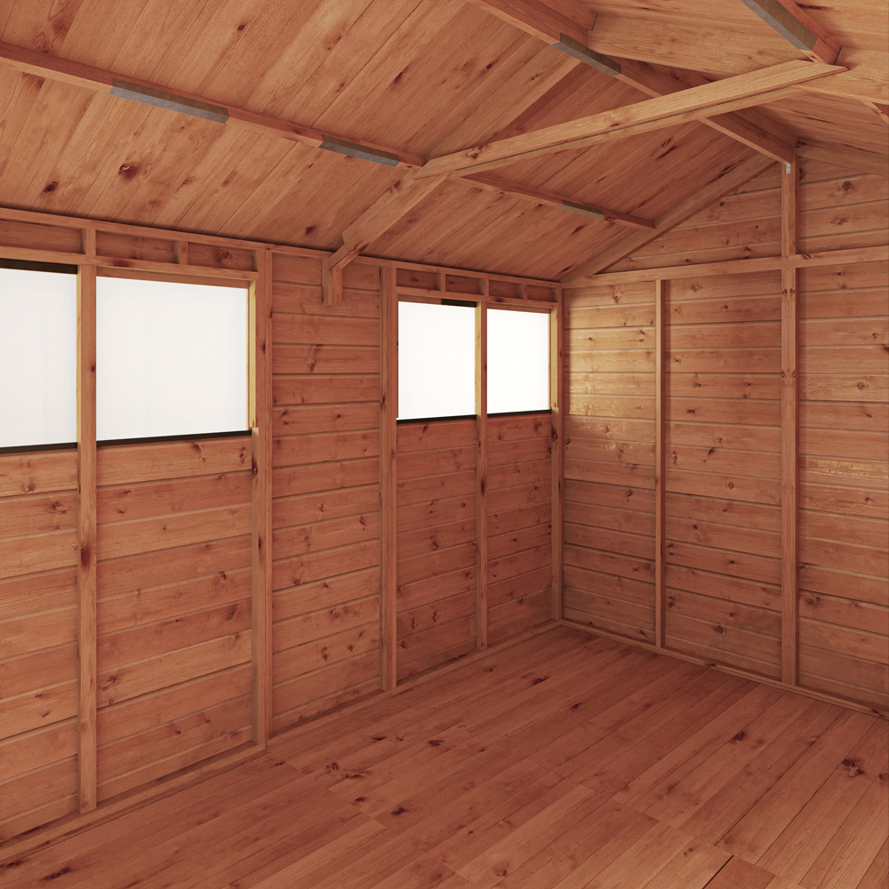 Mercia Woodsman 10 x 8ft Shiplap Apex Shed Image 4