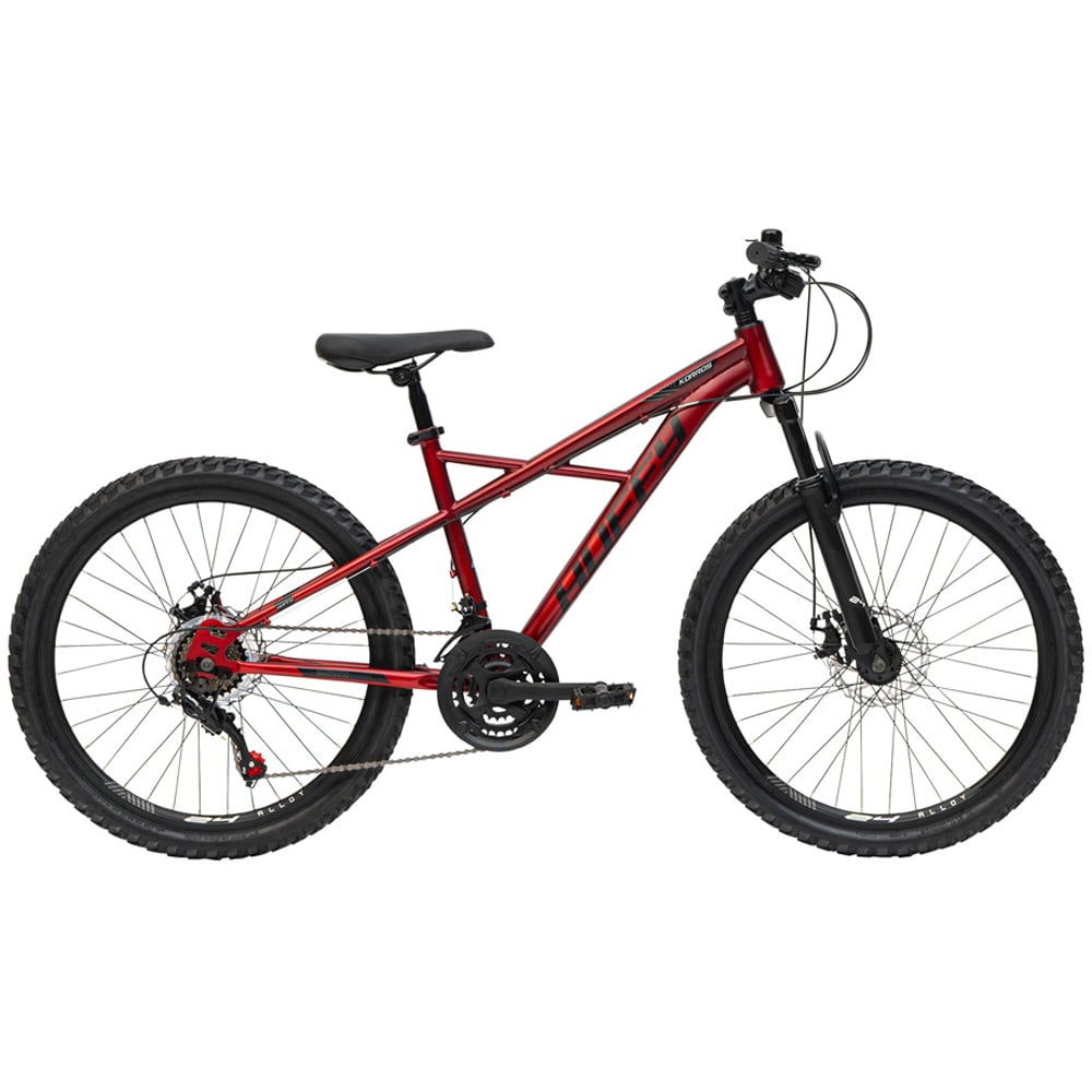 Huffy Korros 21 Speed 24 inch Red Hardtail Mountain Bike Image 2