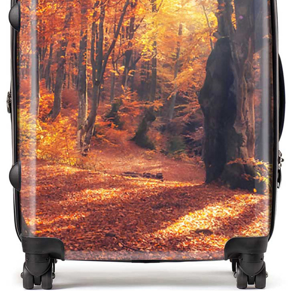 Warren Reed Designer Large Autumn Forest Suitcase Image 2