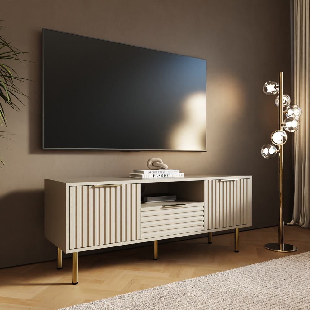 GFW Nervata Cream TV Unit Image 8