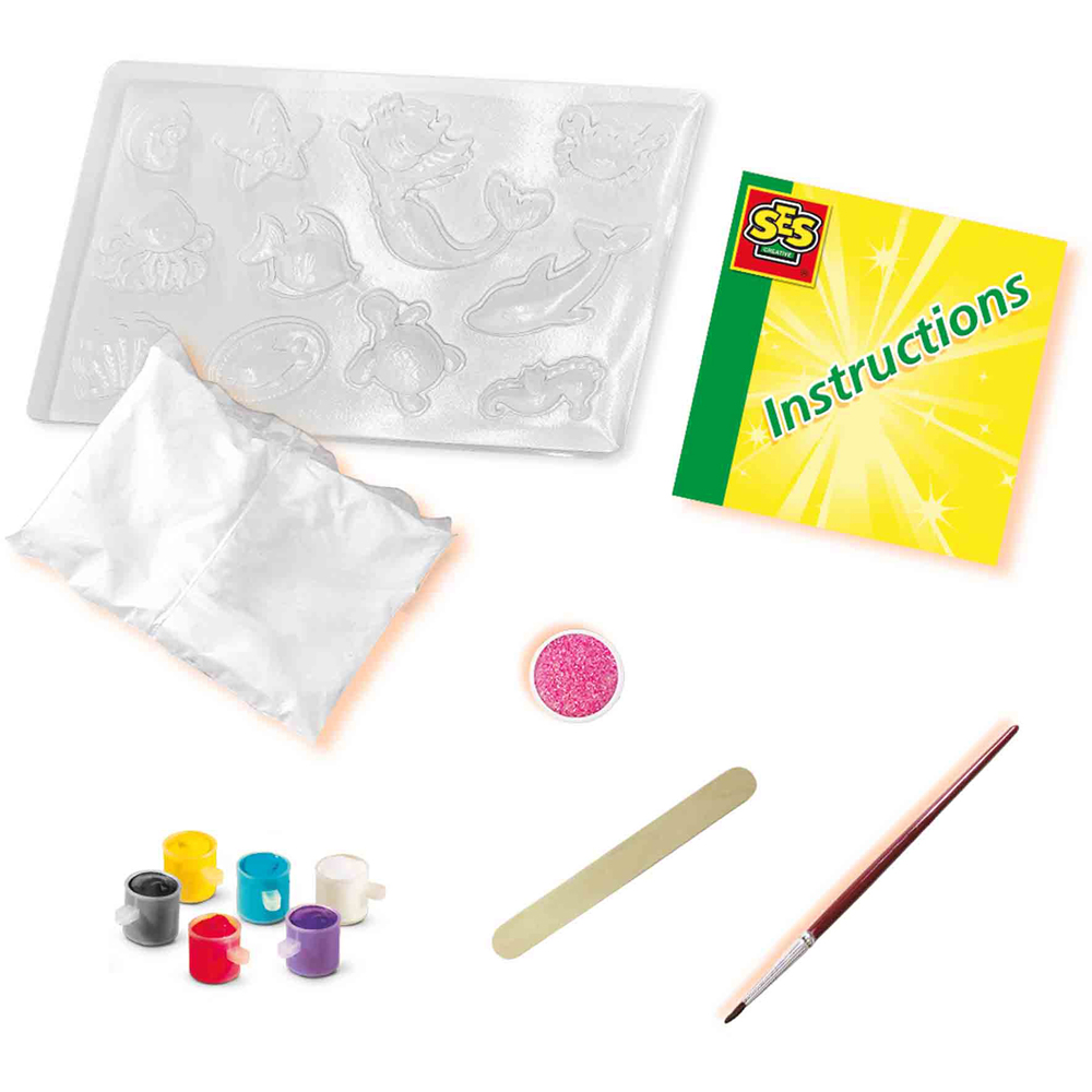 SES Creative Ocean Figures Casting and Painting Set Image 2