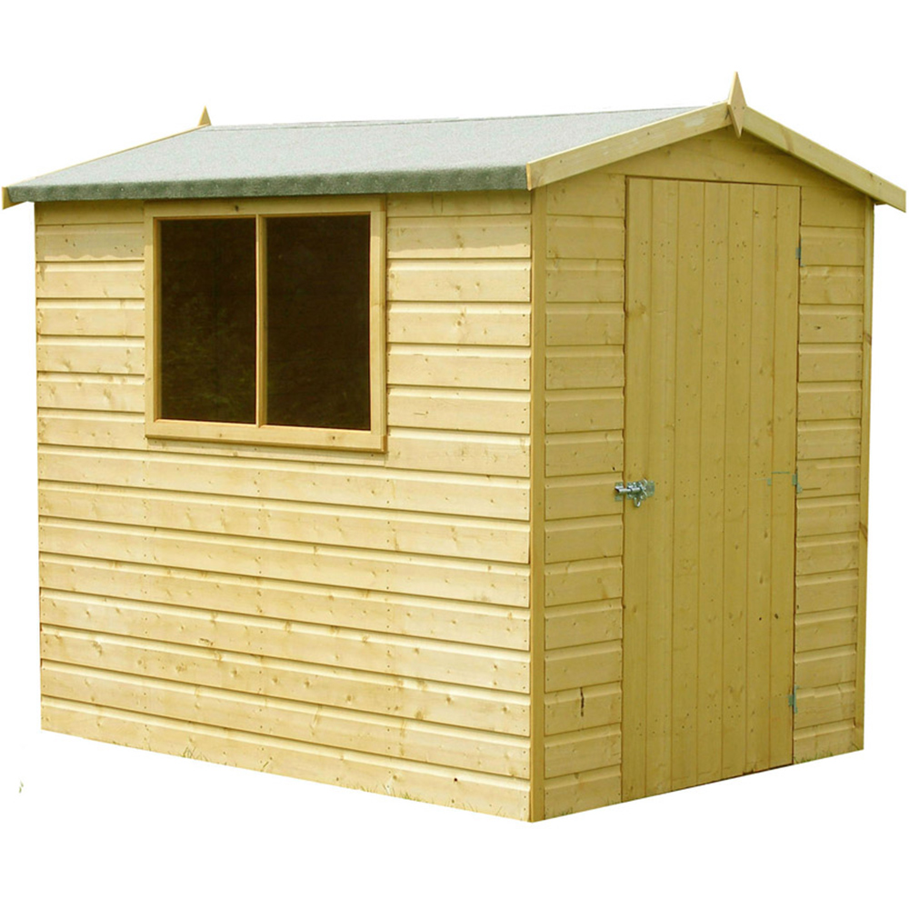Shire Lewis 7 x 5ft Wooden Shiplap Shed Image 1