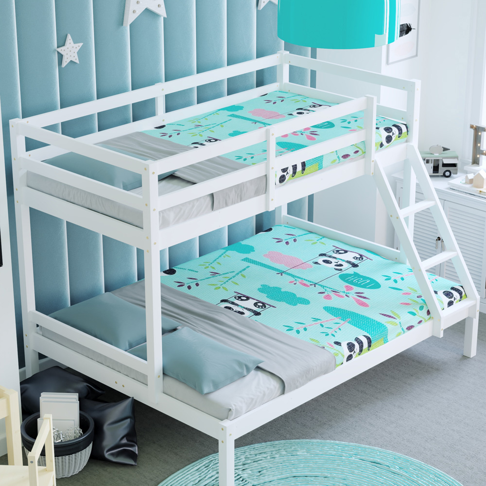 Vida Designs Sydney Triple Sleeper White Bunk Bed Image 5
