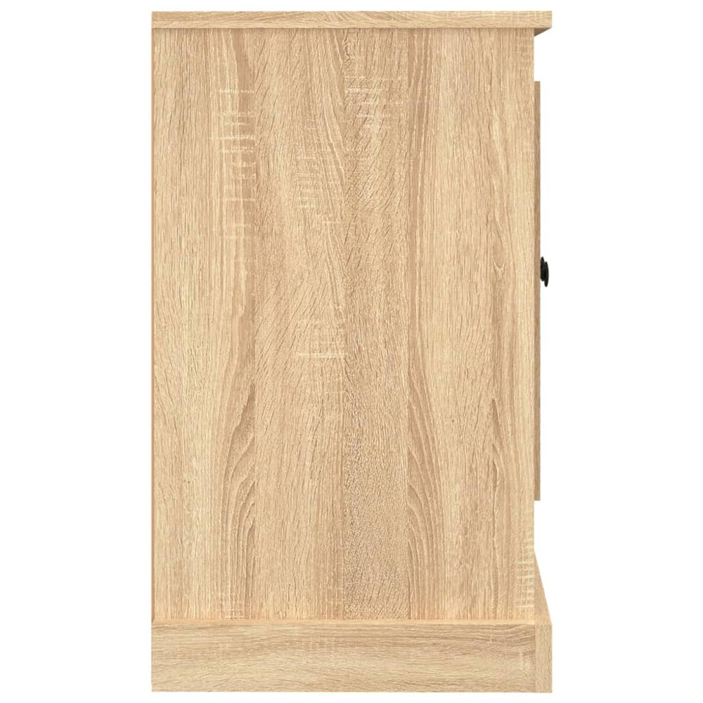 vidaXL 2 Door 6 Shelf Sonoma Oak Sideboard Image 7