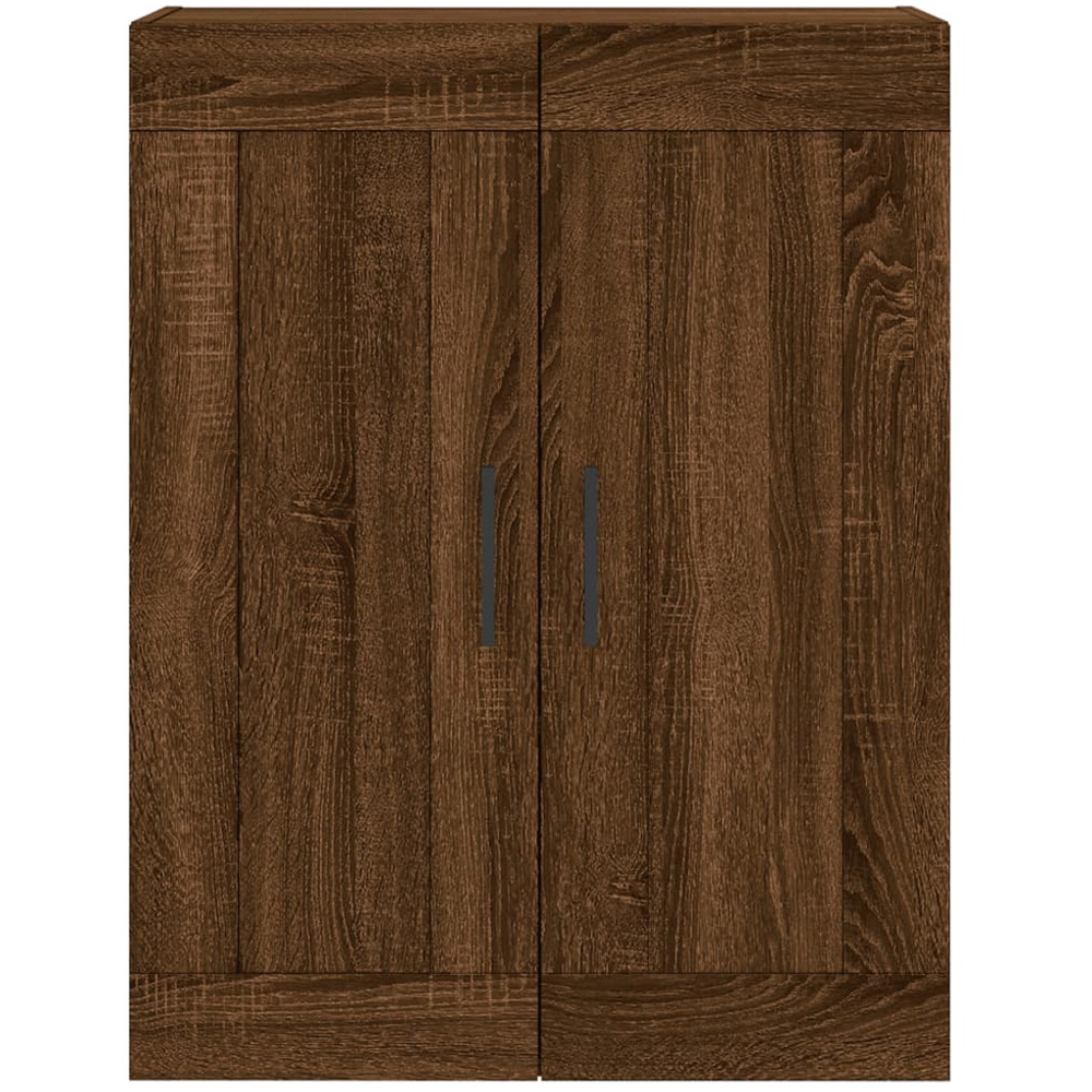 vidaXL 2 Door Brown Oak Wall Mounted Cabinet 2 Pack Image 6