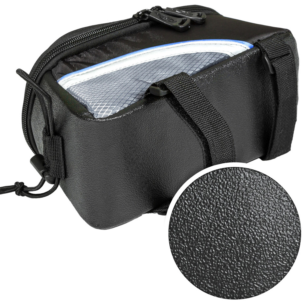 tectake Black Grey and Blue Bike Phone Holder Image 7