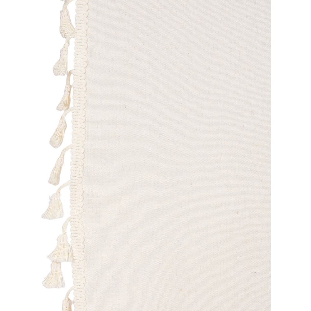Living and Home Beige Bohemian Semi Sheer Diamond Pattern Curtain 200 x 150cm Image 5