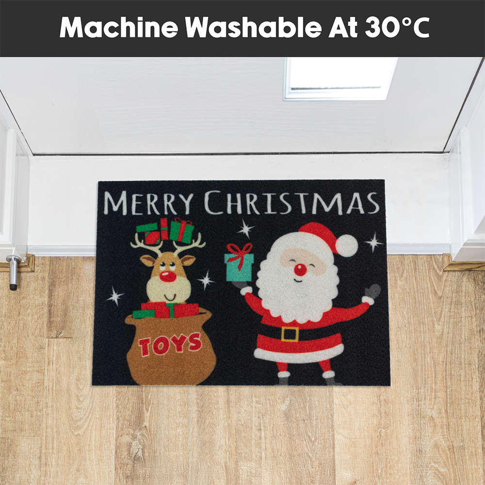 JVL Santa's Helper Entrance Doormat 40 x 57cm Image 5