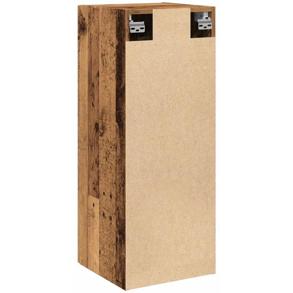 vidaXL Single Door Old Brown Wall Mounted Storage Cabinet Image 7