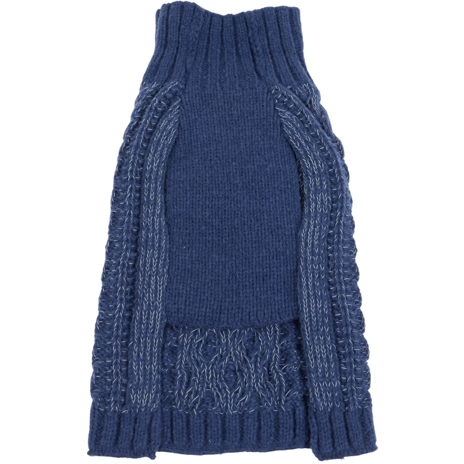 Reflective Roll Neck Dog Jumper L Image 4