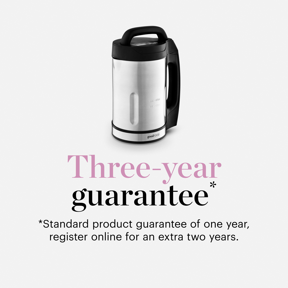 Good Food GF12069 Stainless Steel Soup Maker Saute Function 1.6L Image 7