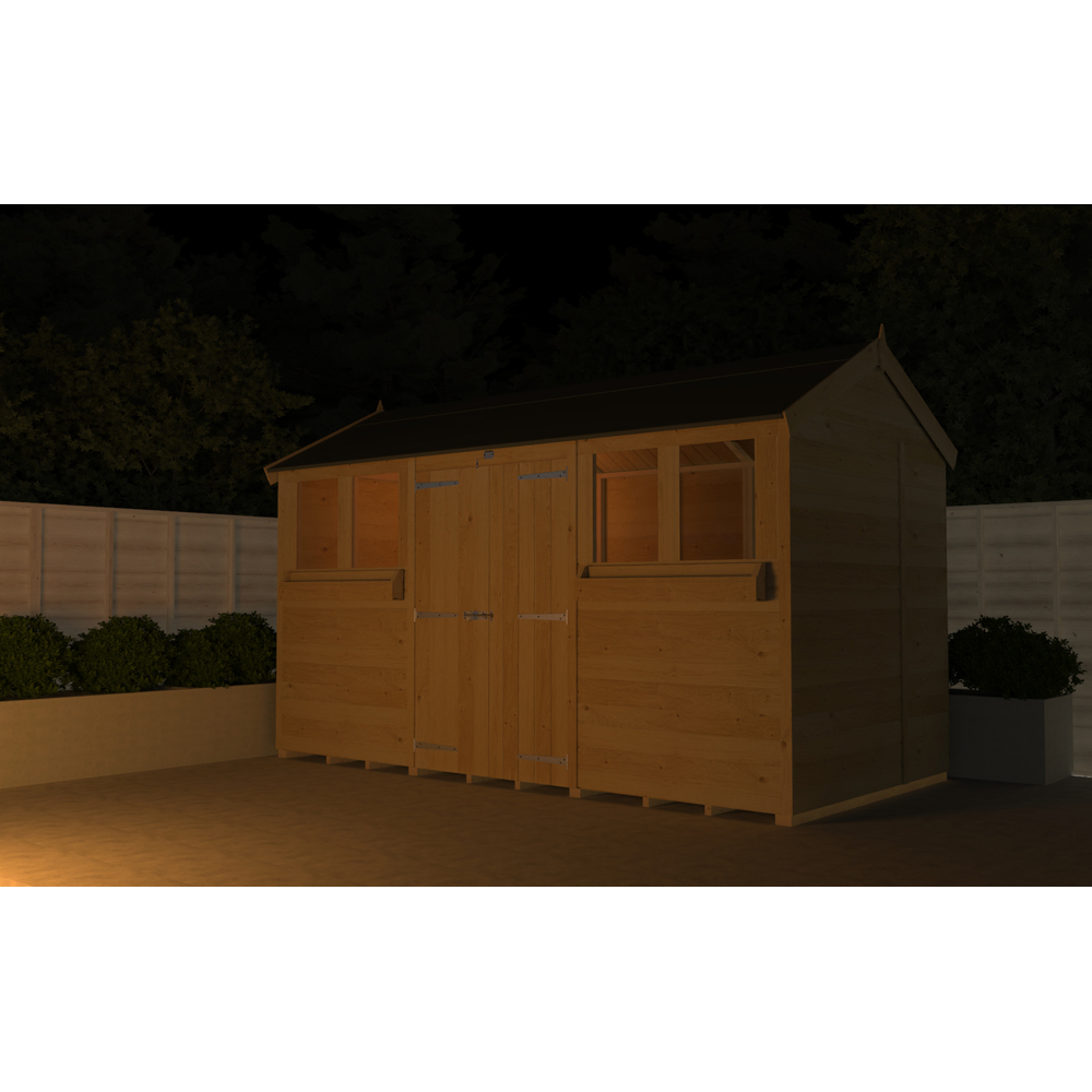 DIY Sheds 16 x 7ft Tongue and Groove Timber Apex Summer Garden Shed Image 4