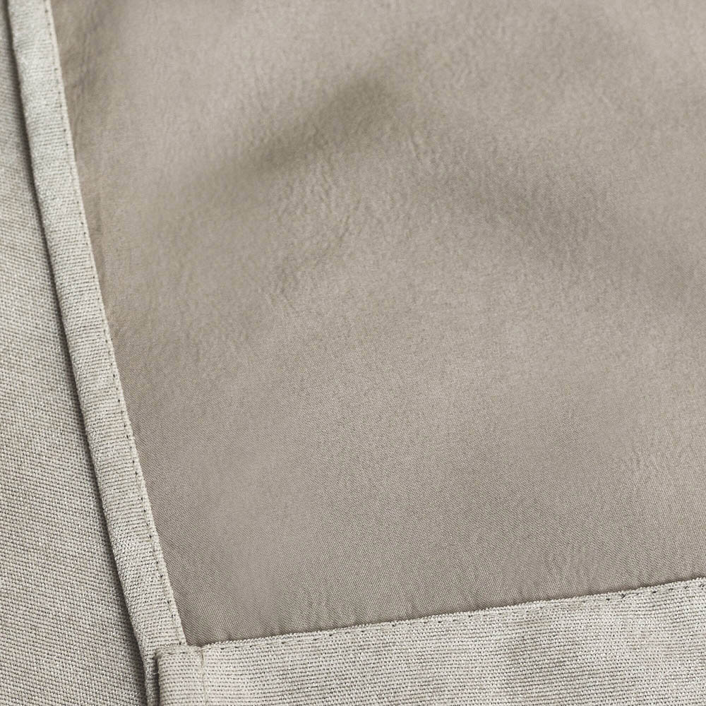 Alan Symonds Cream Chenille Blackout Ring Top Eyelet Curtains 168 x 137cm Image 4