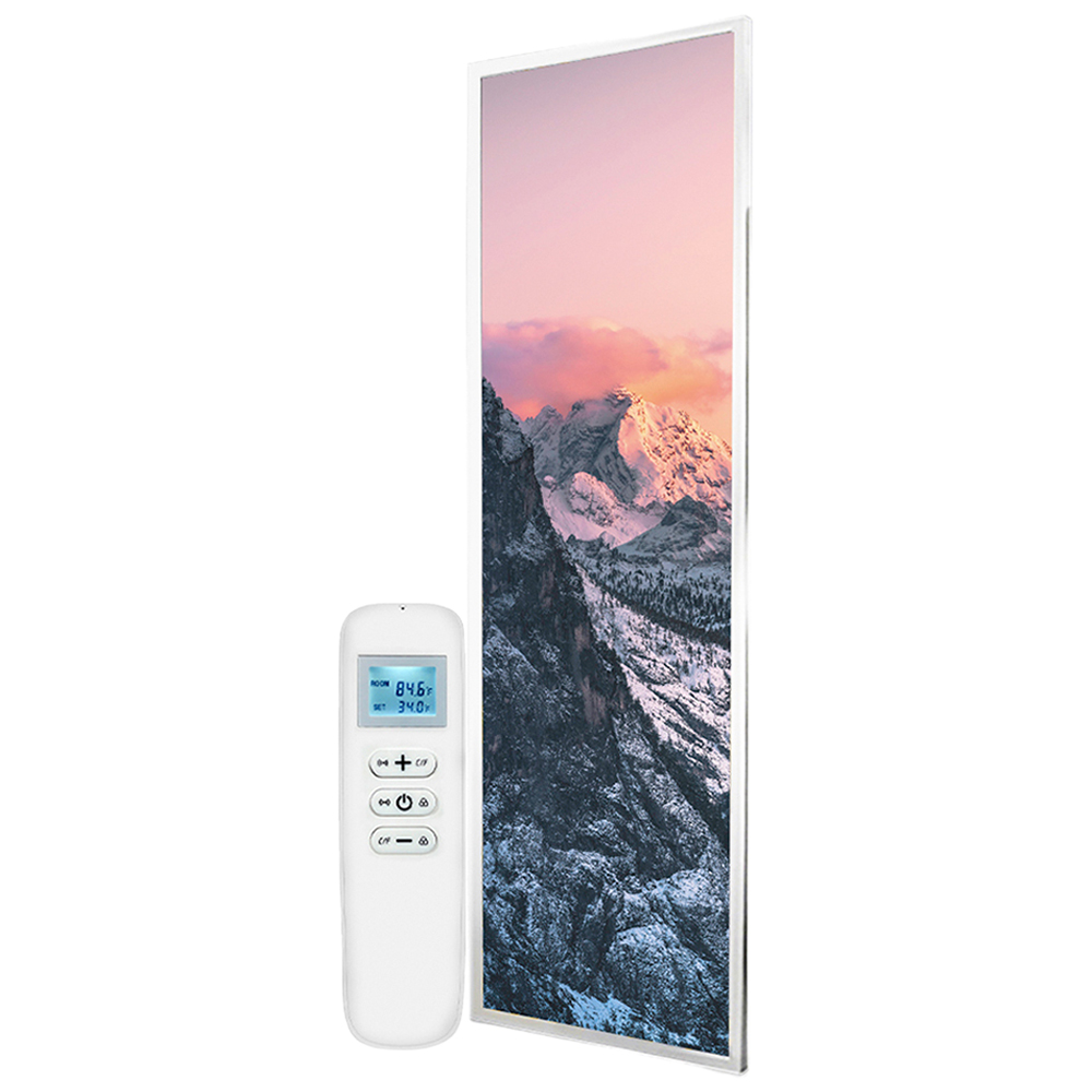 Mirrorstone Nexus Valley at Dusk Image Ultraslim Wi-Fi Infrared Heating Panel 350W 295 x 1195mm Image 1