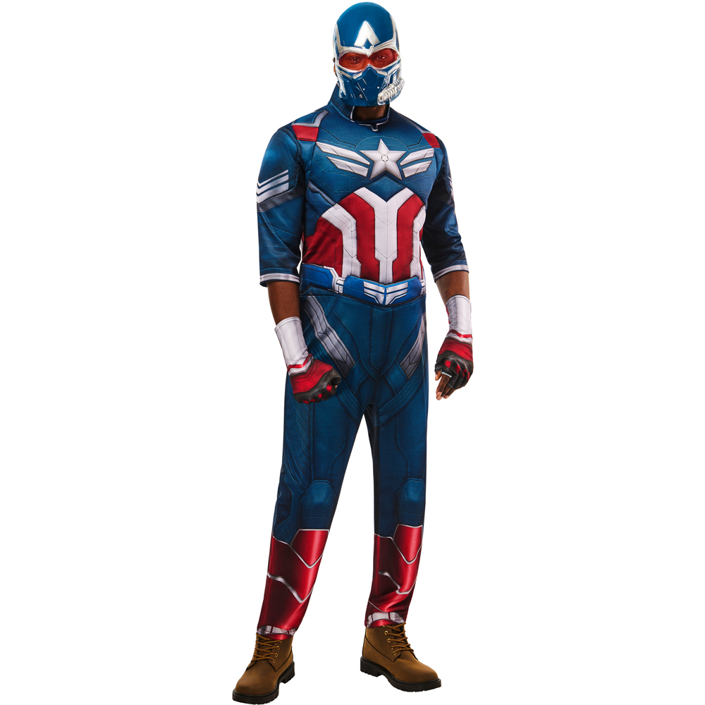 Marvel Deluxe Brave New World Captain America Adult Costume Medium Image 4