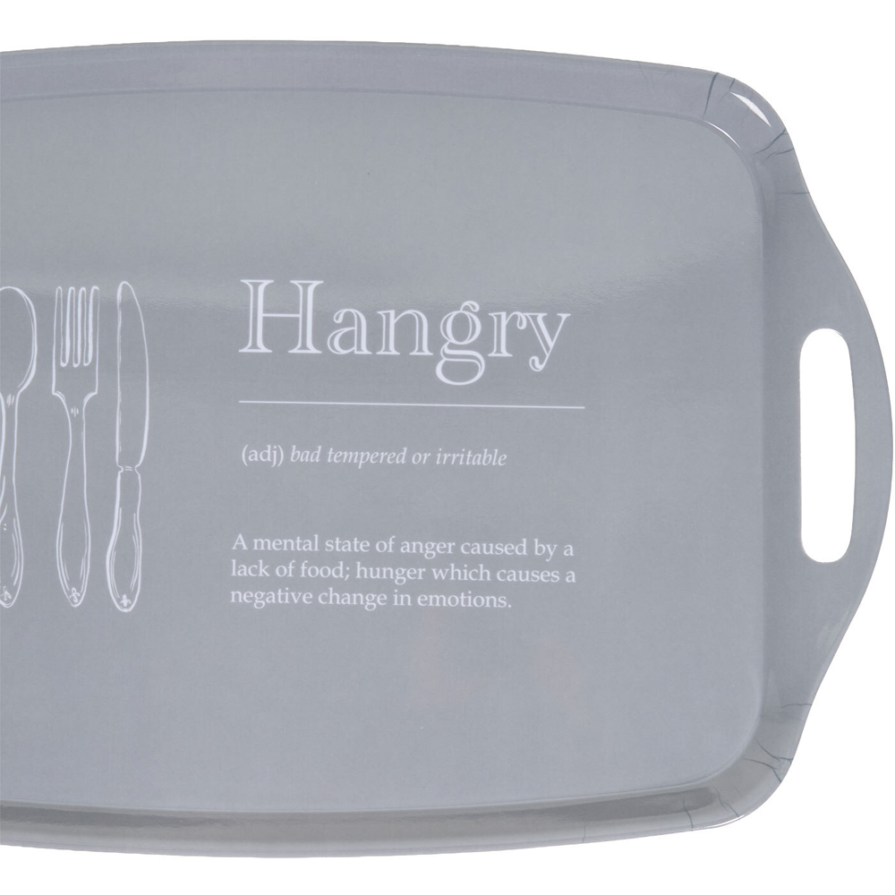 Hangry Large Drinks Tray Grey Image 4