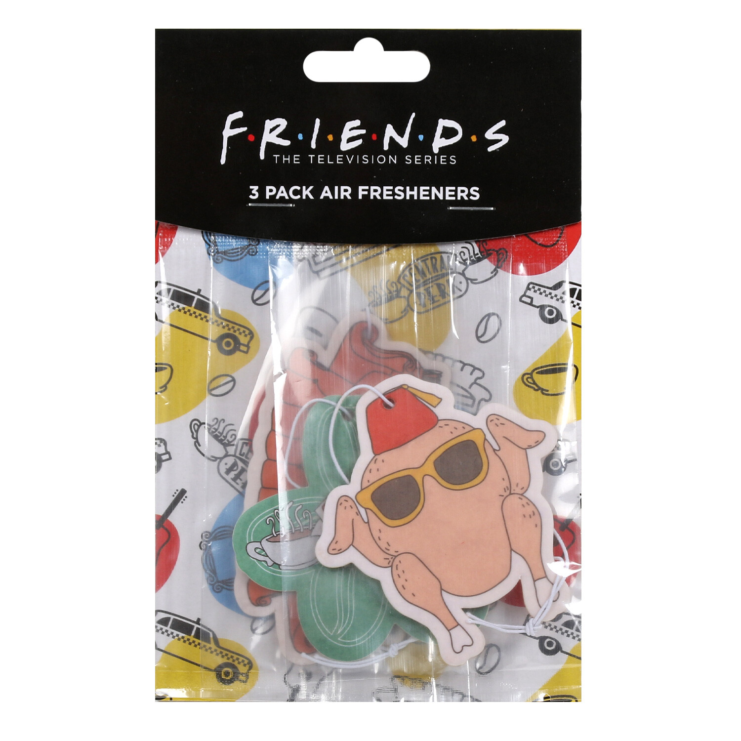 Pack of 3 Friends Car Air Fresheners Image 1