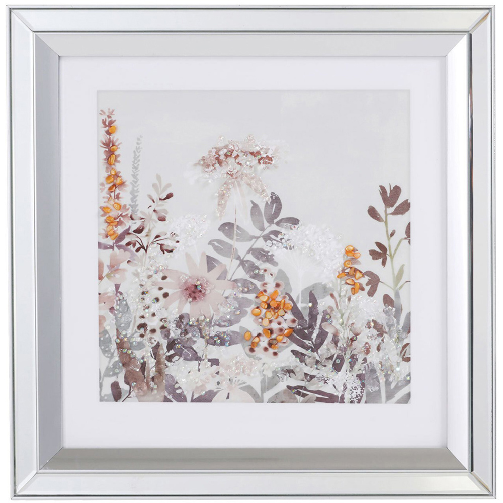 Floral Embellished Framed Wall Art Image 2