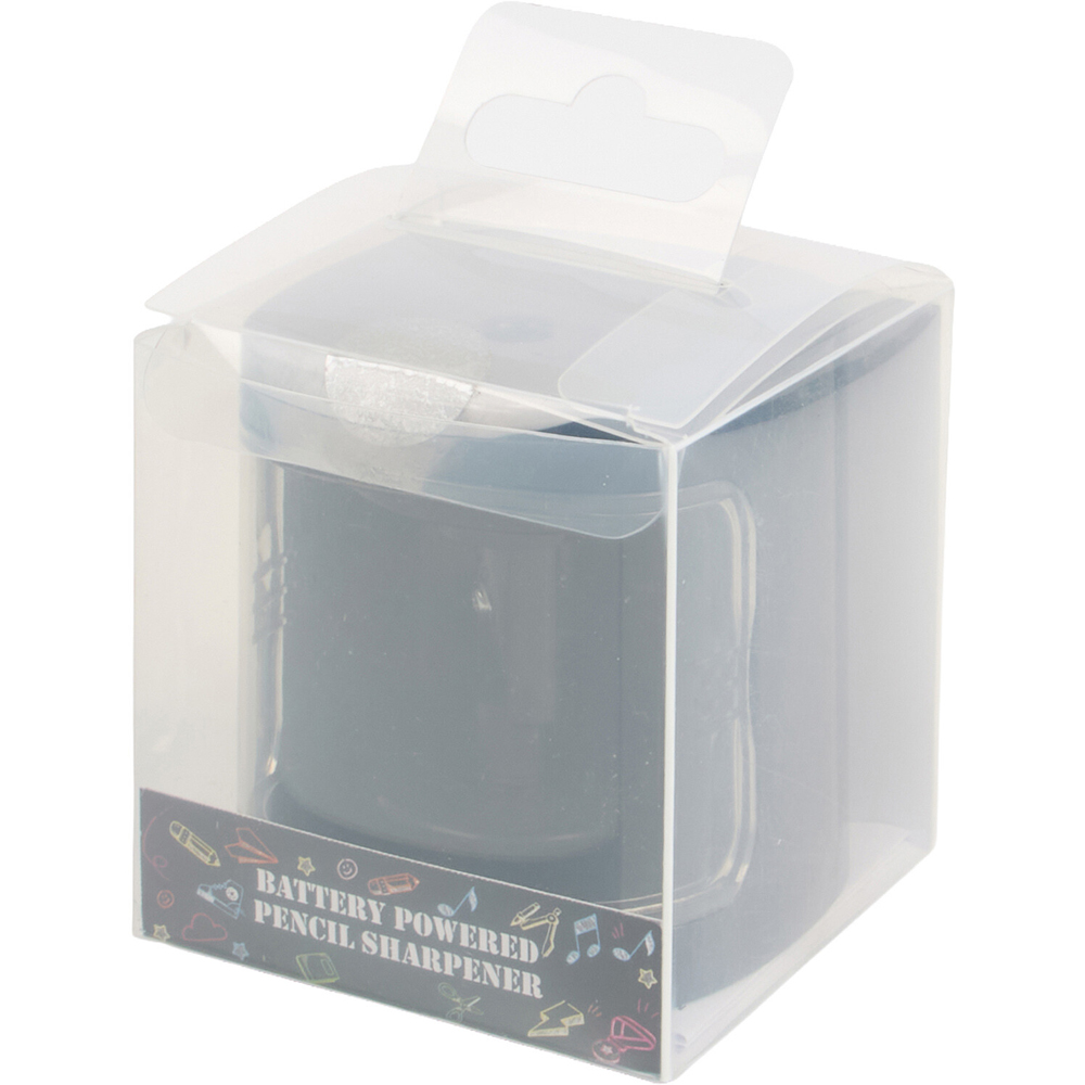 Battery-Operated Pencil Sharpener Black Image 2