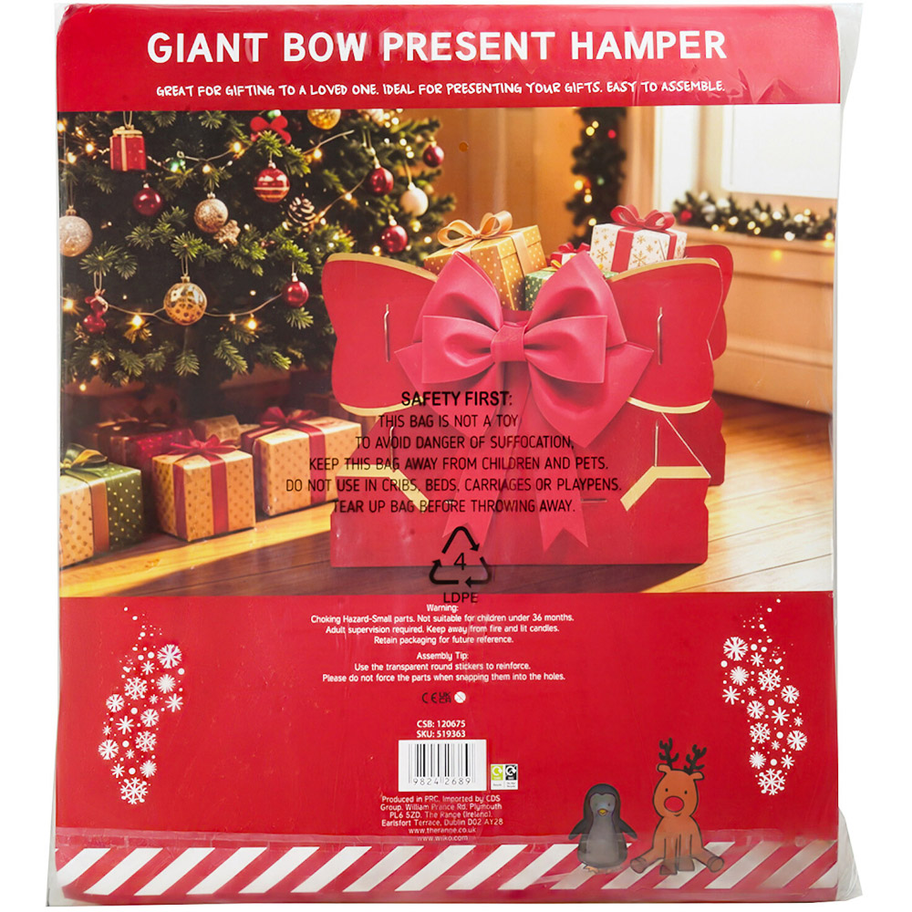 Giant Bow Present Hamper Kit Image 6