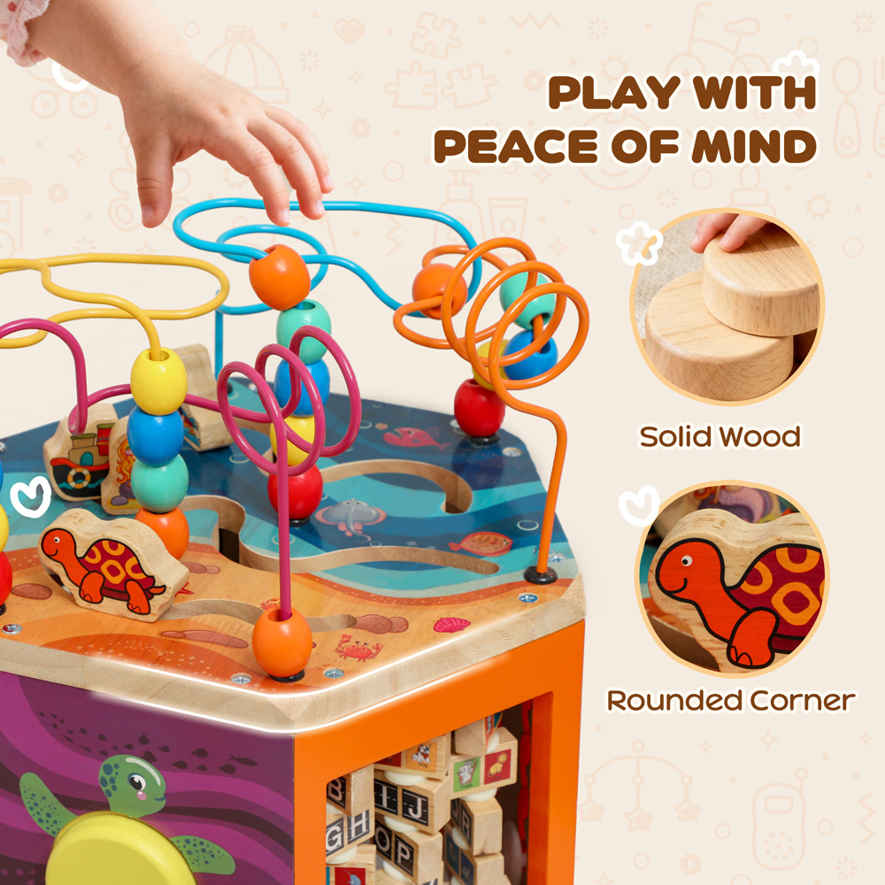 Tommy Toys AIYAPLAY 6-in-1 Toddler Activity Cube Image 5