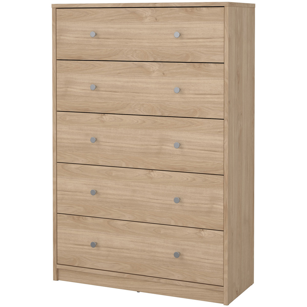 Furniture To Go May 5 Drawer Jackson Hickory Oak Chest of Drawers Image 4