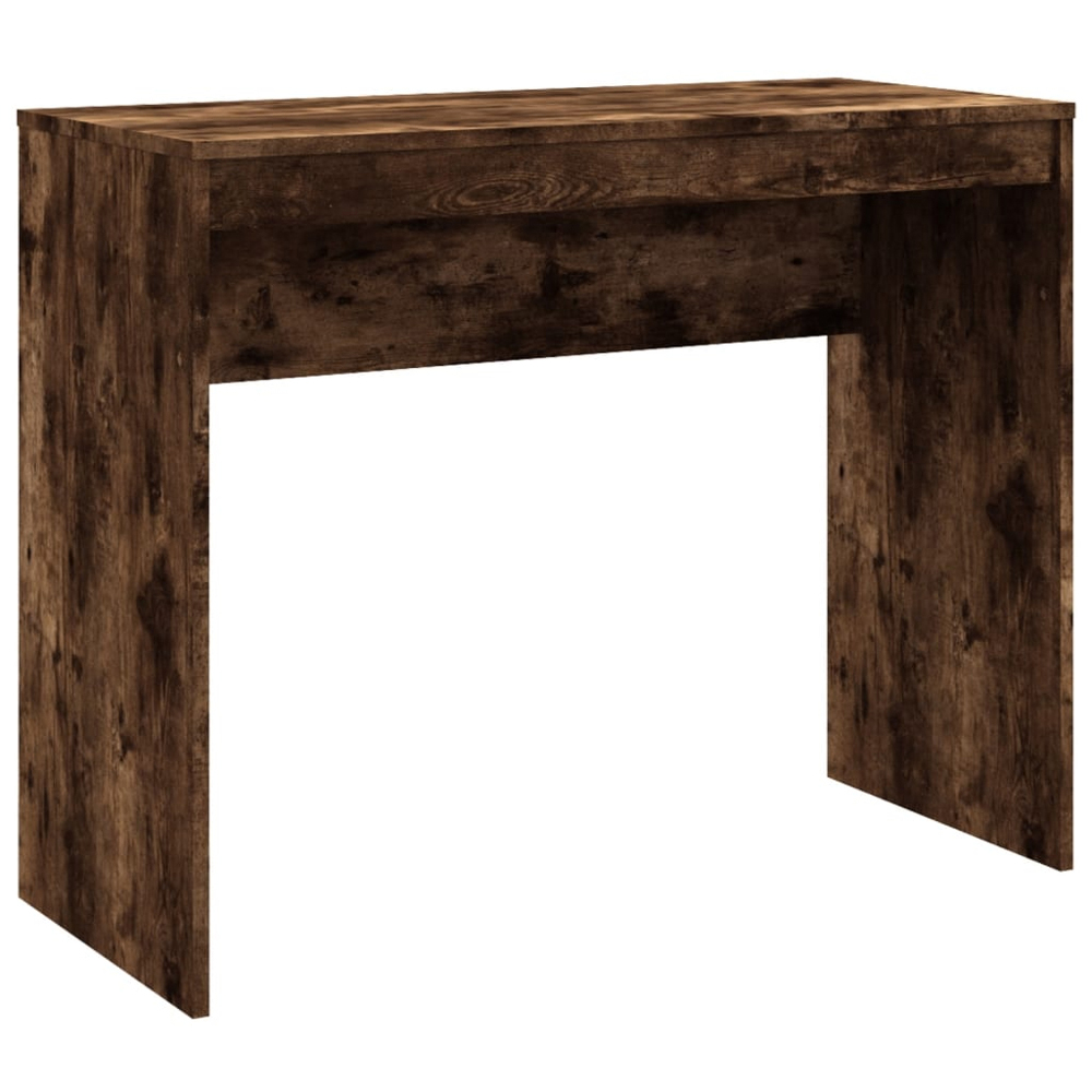 vidaXL Computer Desk Smoked Oak Image 2