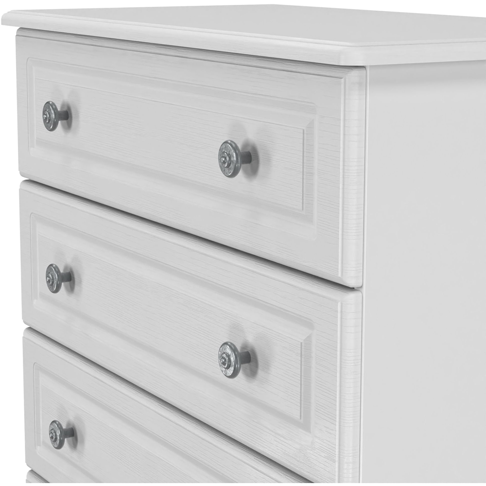 Crowndale Pembroke 5 Drawer Grey Ash Chest of Drawers Ready Assembled Image 5