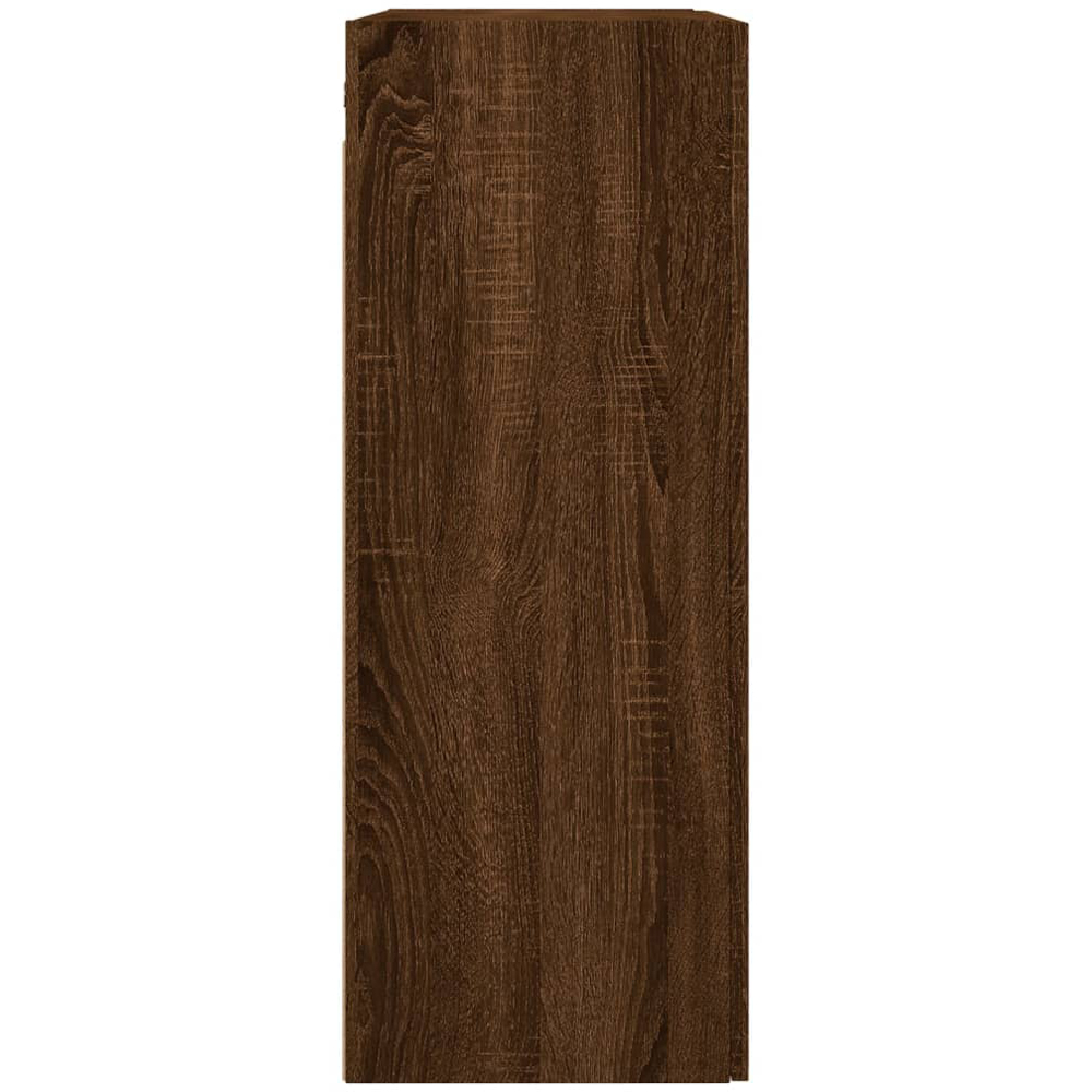 vidaXL 2 Door Brown Oak Wall Mounted Cabinet Set of 2 Image 7