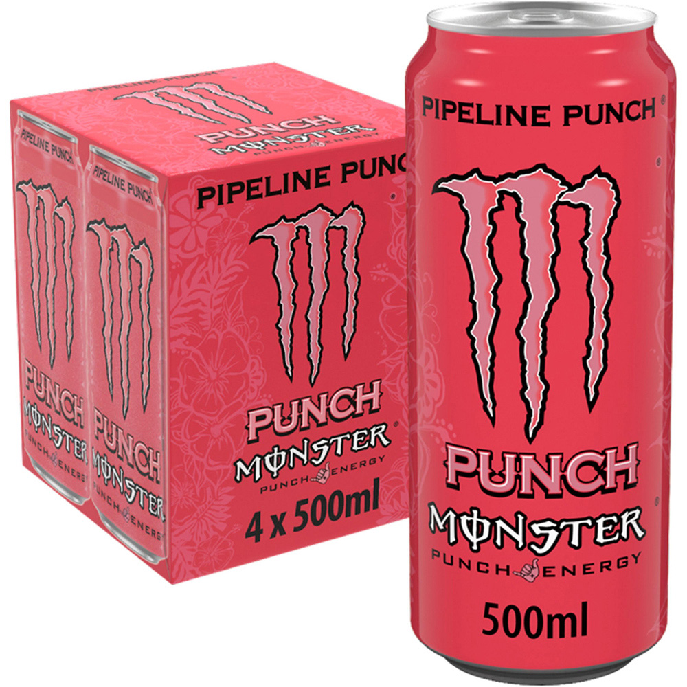 Monster Pipeline Punch Energy Drink 4 x 550ml Image