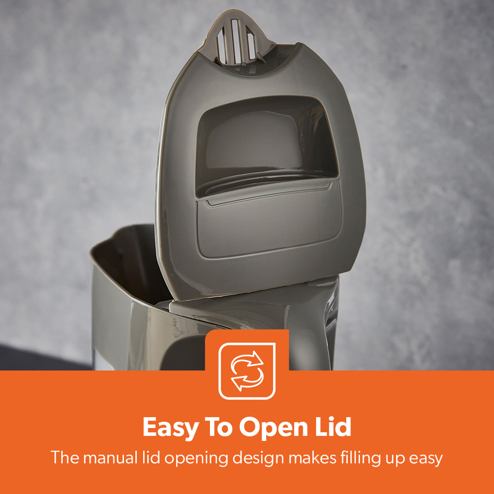 Geepas GK38029UK-GR Grey 1.7L Cordless Kettle 2200W Image 5