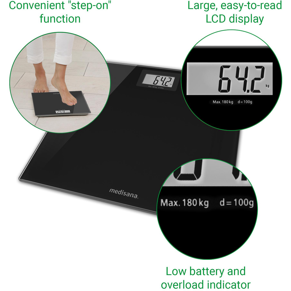 Medisana PS 402 Glass Weighing Scale Image 3