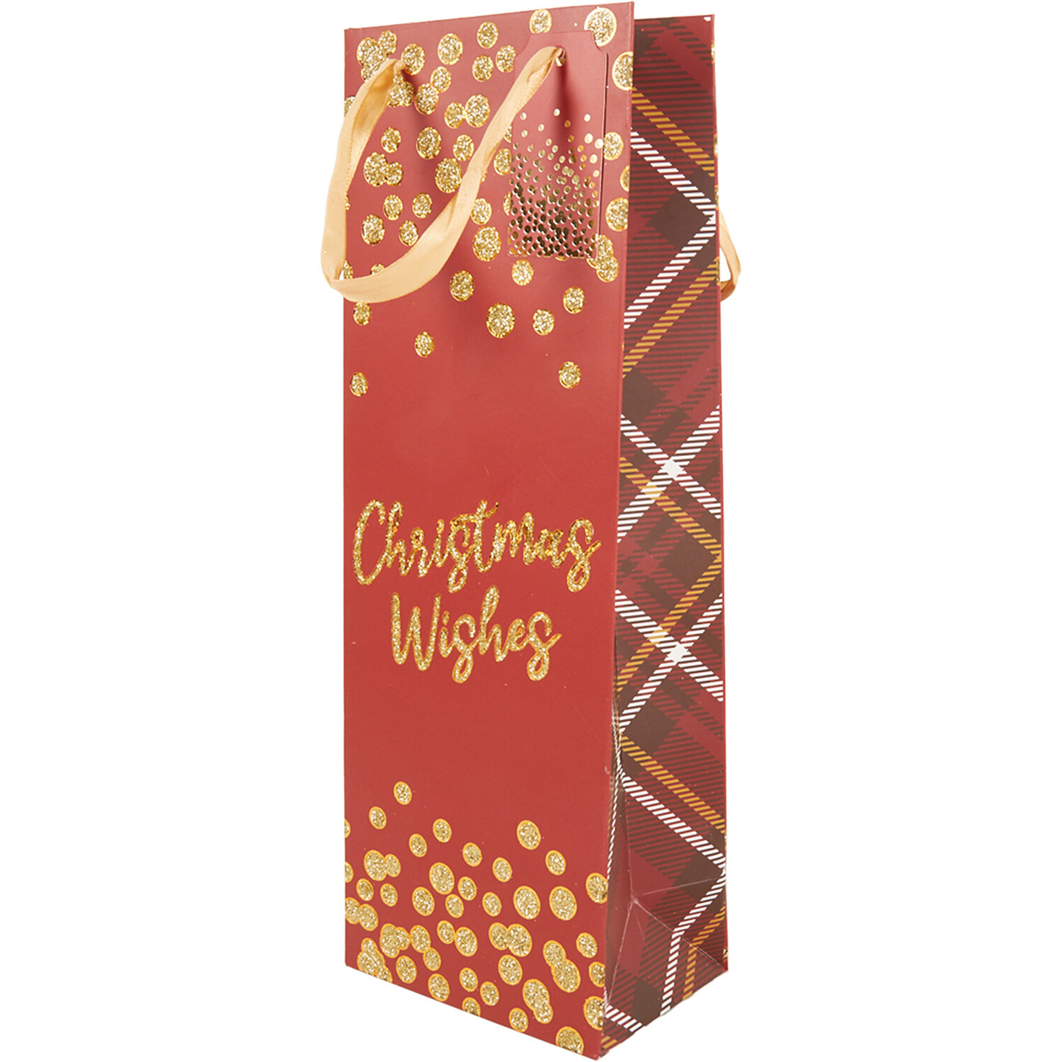 Merry Christmas Foil Bottle Bag Image 8