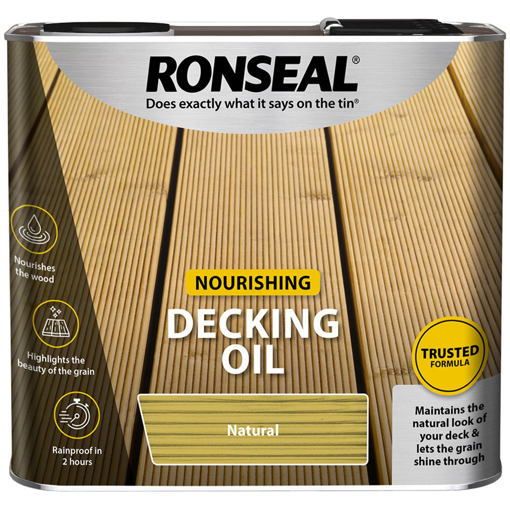 Ronseal Decking Oil - Natural / 2.5l Image 1