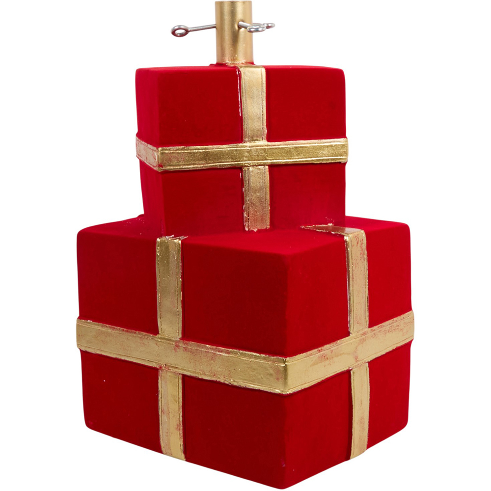 Stacking Presents Artificial Tree Stand Red Image 7