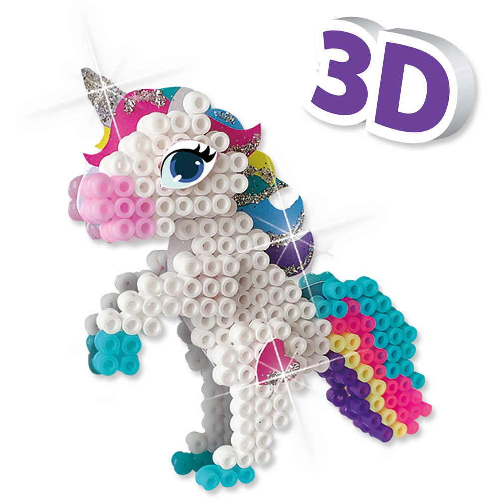 SES Creative Beedz Unicorn Iron On Beads Kit 1800 Piece Image 4