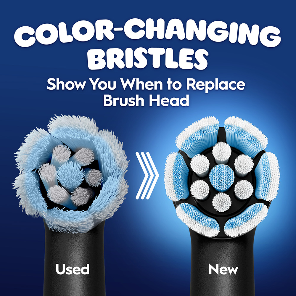 Oral-B iO Kids Marvel Spiderman Electric Toothbrush Heads 2 Pack Image 5