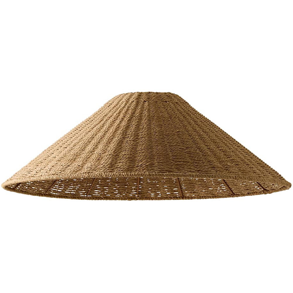 ValueLights Thelma Wicker Conical Shade Ceiling Pendant Light Image 1