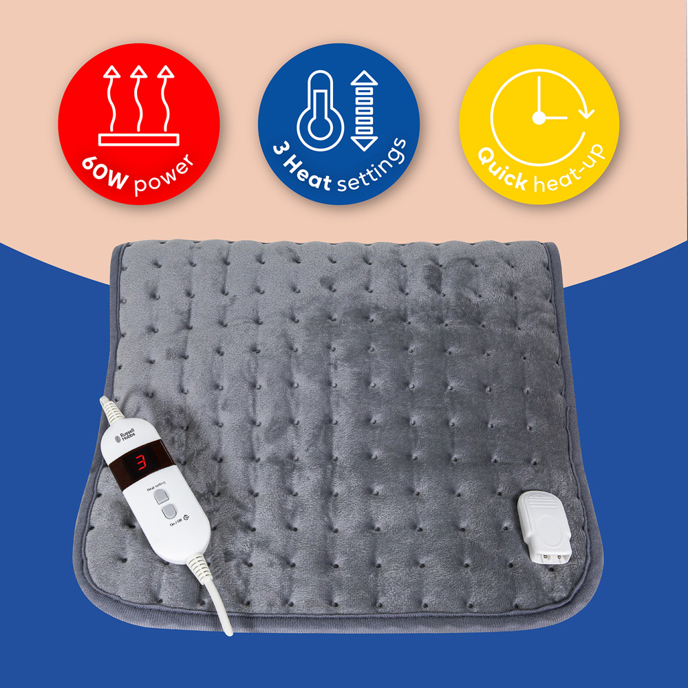 Russell Hobbs RHHPS1001 Grey Heated Pad with Strap 70W Image 7