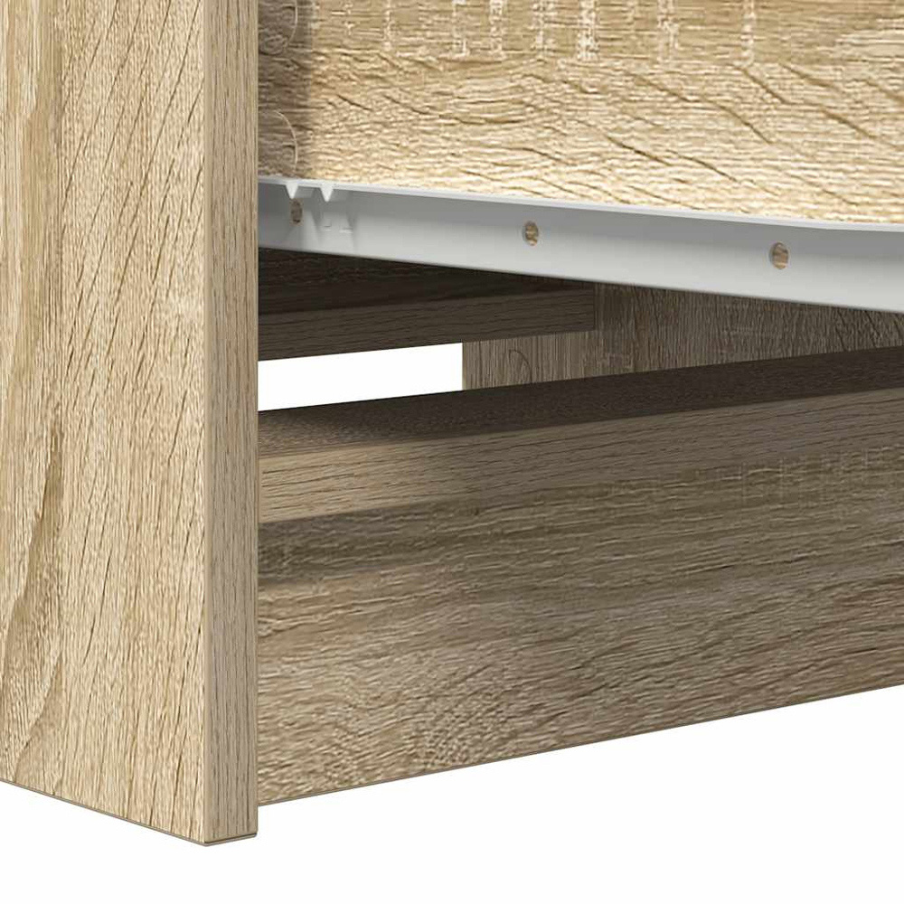 vidaXL 4 Drawer Sonoma Oak Sideboard Image 6