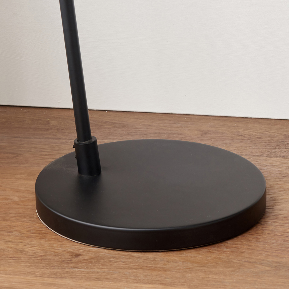 Pacific Lifestyle Toulon Matt Black Metal Retro Task Floor Lamp Image 4