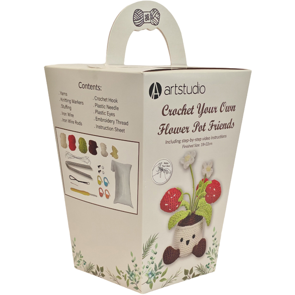 Crochet Your Own Flower Pot Friends Kit Image 6