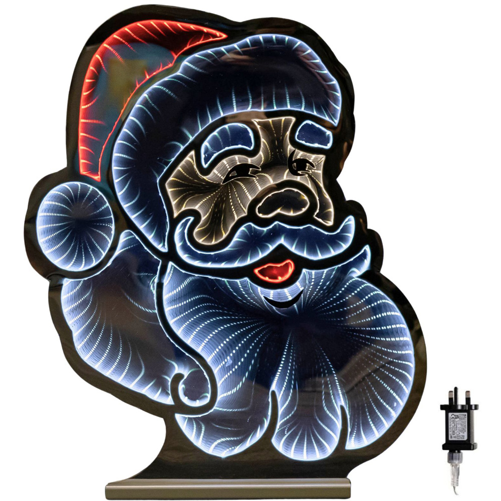 Samuel Alexander Light Up Santa's Face Infinity Christmas Decoration 60cm Image 2