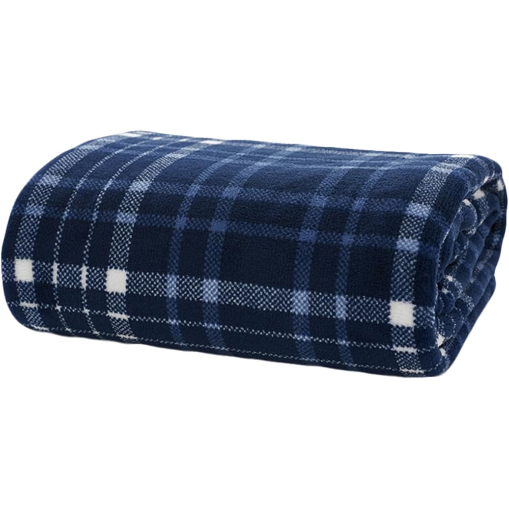 Deyongs Midnight Snuggle Touch Tartan Throw 140 x 180cm Image 1